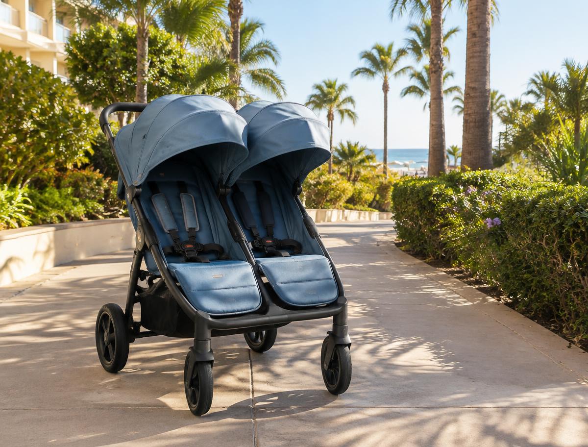 Side-by-side double stroller
